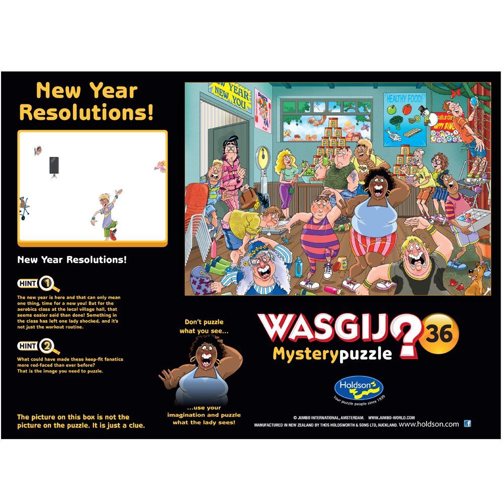 Wasgij : Original #36 - New Year Resolutions! 1000pc
